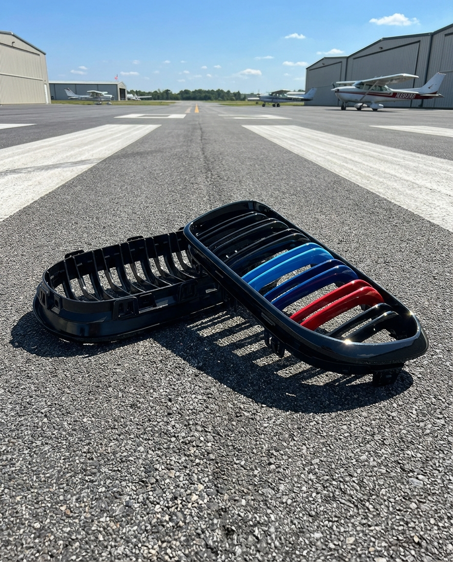 Grilles Avant Double Barre pour BMW Série 1 F20 LCI / F21 LCI (2015‑2019)
