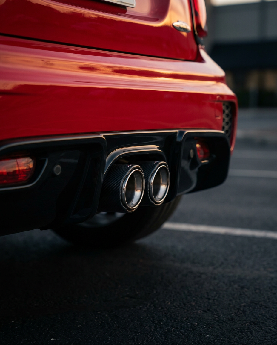 Embout d’échappement carbone pour MINI