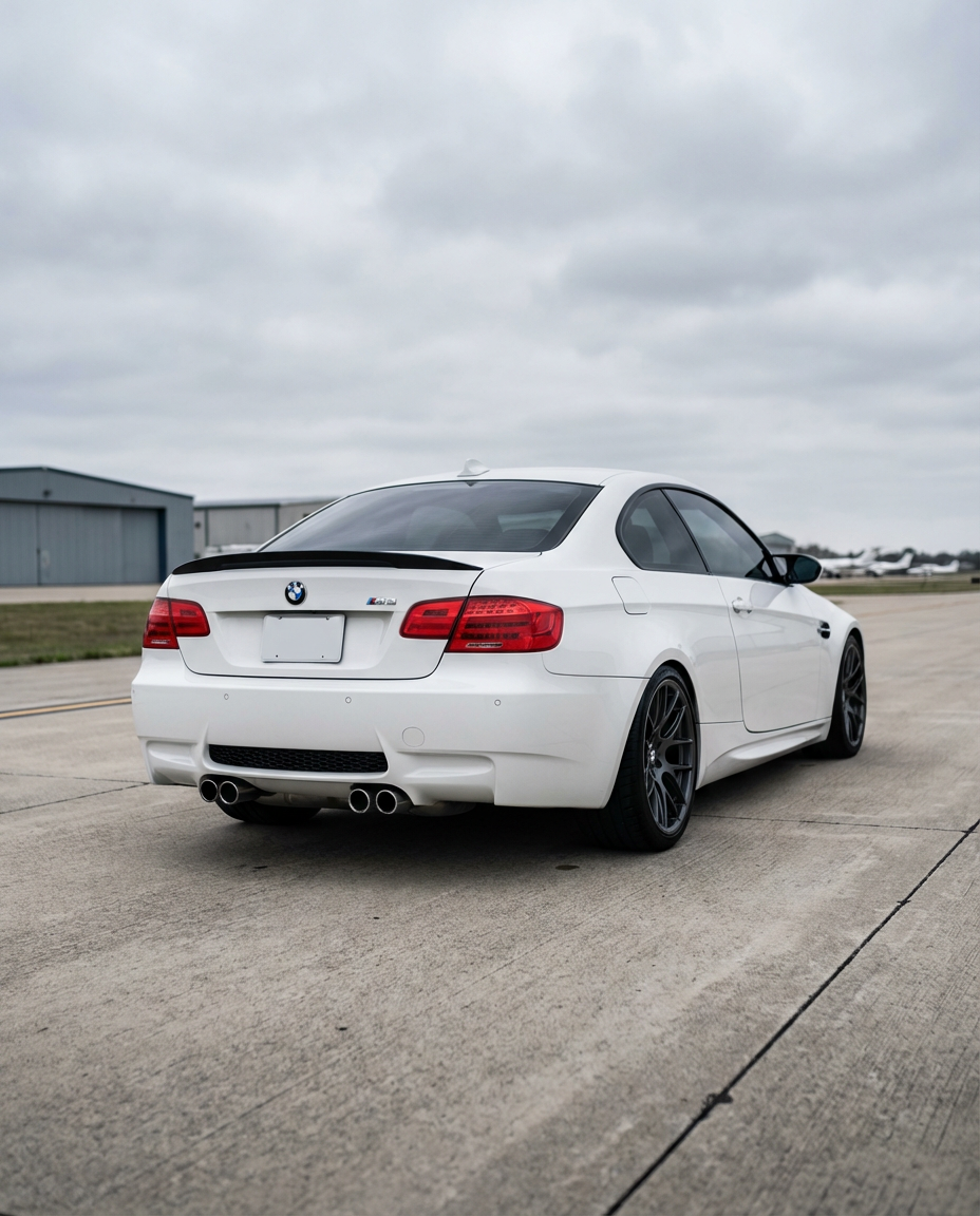 Becquet de Coffre Noir Brillant M Performance Style pour BMW Série 3 E92 Coupé (2006‑2013)
