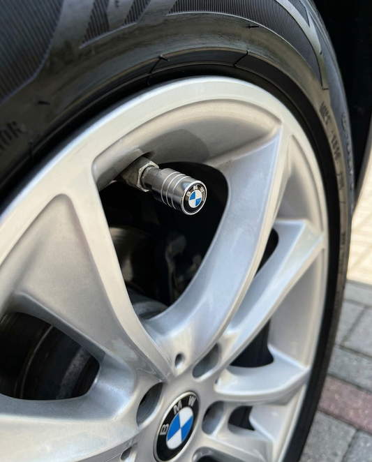 Bouchons de Valve Aluminium avec Logo BMW (Set de 4)